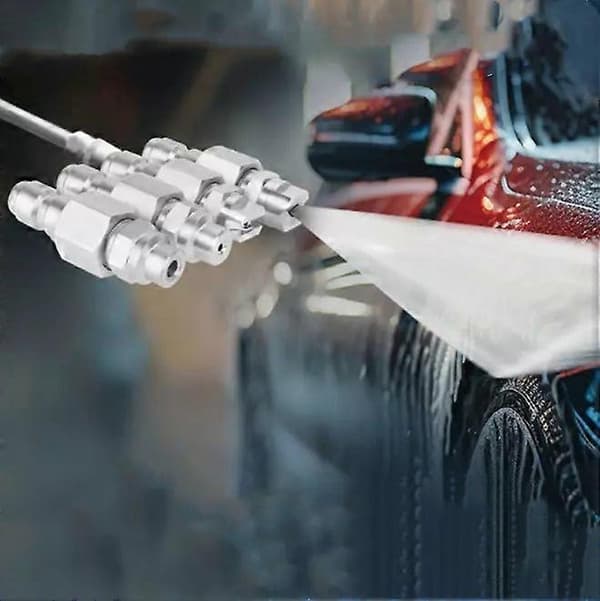 4-vägsmunstycke 1/4" snabbkoppling, 4-vägs sprutlägen högtryckstvättmunstycke