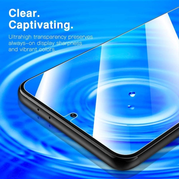 Skjermbeskyttelse Kompatibel med Samsung Galaxy S21 Ultra 6,8" 2021, [2-pack] beskyttelsesfilm, Ultra Clear TPU Smartphone Film Full deksel Bubblafri