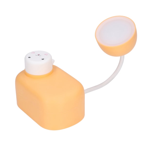 Skrivebordslampe Oransje Justerbar Fleksibel Sammenleggbar Bærbar Belysningsenhet for Kontorer Soverom