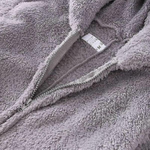 Lång, varm, borstad pyjamas med body, Tw black s