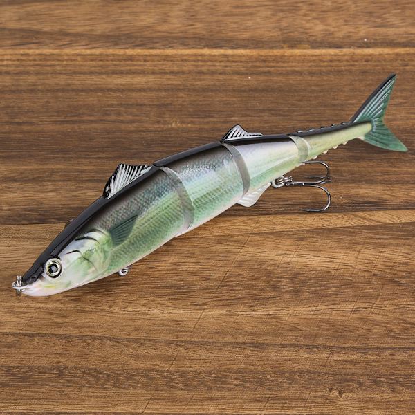 Flersegment agn med trippelkrok Havfiskeutstyr 20cm
