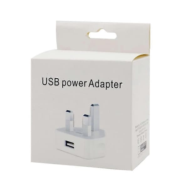 Vegg-USB-lader 3-pinners reiseadapter Lav strømKompatibel med bruk[LD]
