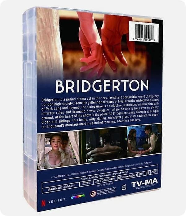 Bridgerton Säsong 1-3 DVD TV-serie 9-disc Ny boxset Engelsk version[LD]