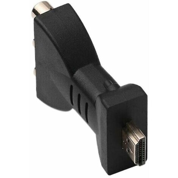 HDMI hane till 3 Rca hona komposit AV Audio Video Adapter Converter--，HANBING