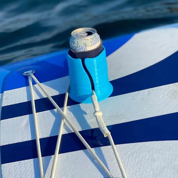 Kajak Drikkedurksholder TPR Anti-Slip Elastisk Let at Installere Paddle Board Drikkedurksholder til Udendørs Paddleboard