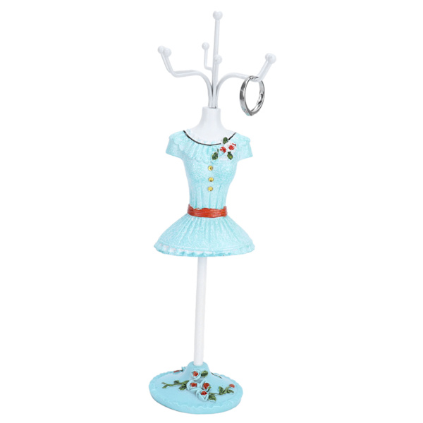 Damefigur Halskjede Stativ Smykke Organizer Display Stativ Roterende Avtakbar Oppbevaringsstativ2#