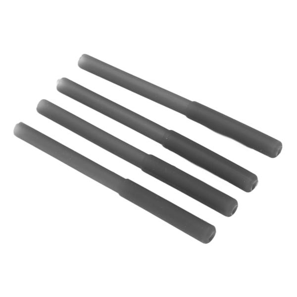 4 stk Spider Stove Benbeskyttelse Udendørs Kogeplade Silikonhylstre Antislip Fleksibel Benbeskyttelse til SOTO 310 Spider Stove Sort