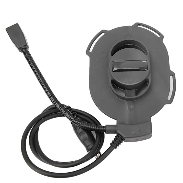 Enkelsidig headset-hörlur Intercom med justerbar huvudband US 110-240V Z027-FG-S113-KEN