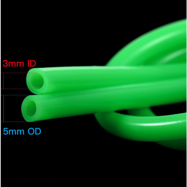 Peristalttinen pumppu titrauspumppu ulkoiseen käyttöön vihreä silikoniputki jatkoputki katetrin ohjausputki ulkoiseen käyttöön 1 metri, 3mm * 5mm