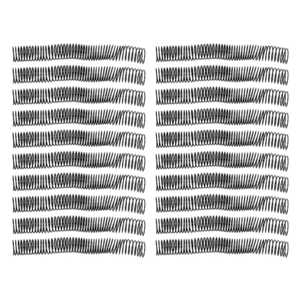 20 stk plastspiralbindespoler 32 mm diameter 48 tenner 4:1 stigning 280 ark Kapasitet bindespiraler for dokumenter