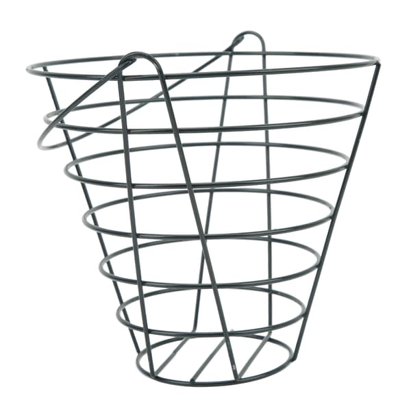 Metal Golf Ball Storage Basket Lightweight Large Capacity Basket with Foldable Handle for Golf Course M