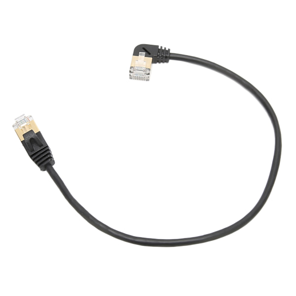 Cat8 Ethernet-kabel CAT8 OD 3,8 mm gullbelagte kontakter 11,81 tommer hann til hann Ethernet-kabel for switchserver