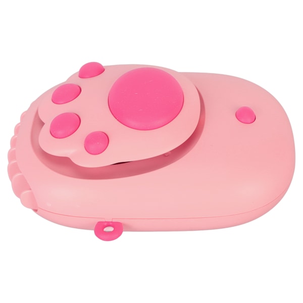 Kaulatuuletin, kissankynsimalli, 3 nopeustilaa, USB-lataus, 1500 mAh, kädet vapaana riippuva kaulatuuletin kaulanauhalla matkustamiseen, retkeilyyn, pinkki