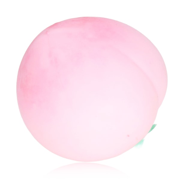 Peach Squeeze Ball Elastisk Lindra ångest Frukt Stressboll leksak för kvinnor Män Barn Rosa