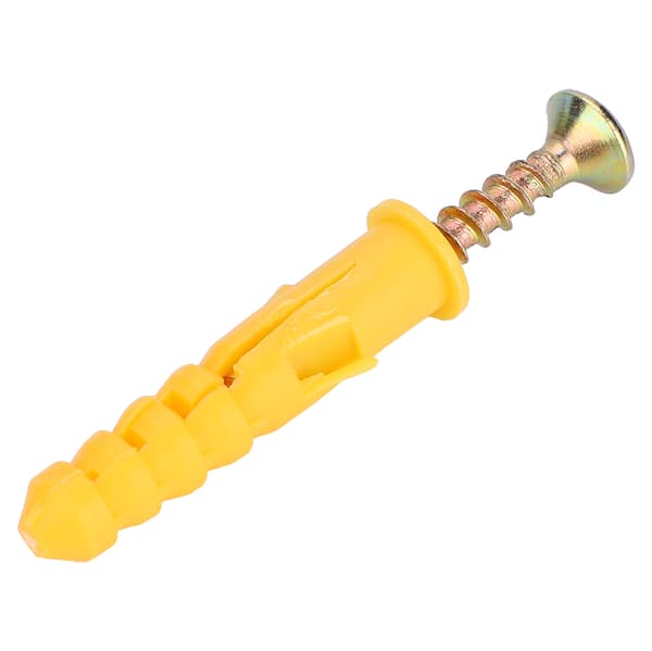 Plastic Expansion Wall Plug Screw Fasteners Self-tapping Screws Fastener Hardware Kit (M8)