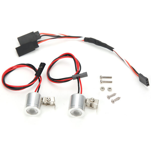 Fjärrkontroll Bil LED-strålkastare Blinkande ljus för MN86K MN86KS MN86 MN86S 1/12 RC Car