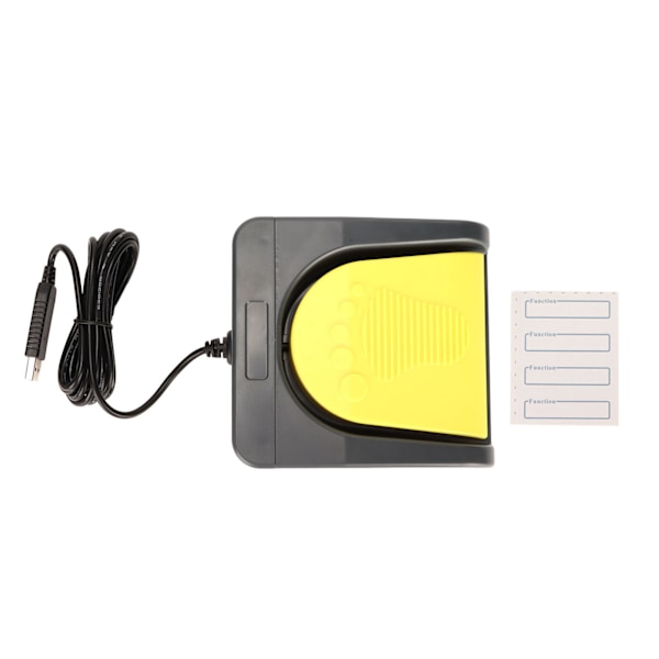 USB fotpedal USB enkelpedal mekanisk tangentbordskontroll HID programmerbar datorspelfotpedal