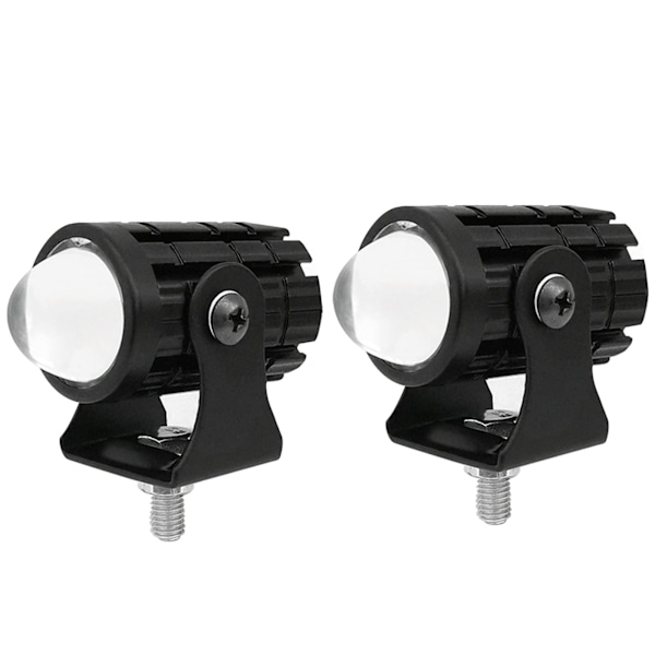2 stk motorcykel LED spotlight med styrekontakt Halvlys dobbelt farver Vandafvisende til lastbil SUV ATV UTV traktor