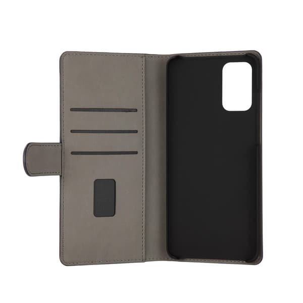 GEAR Kompatibel med Samsung Galaxy S20 Plus Etui Læder Blå Polyuretan (PU)