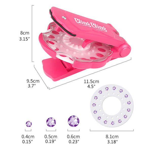 Hair Sparkle Toy Kit för flickor DIY-stylingverktyg med 12-delade presenter för barn