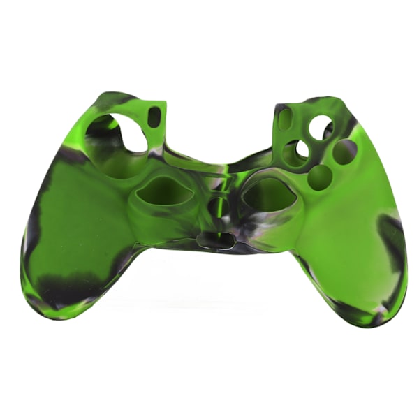 Silikonetui til PS4-controller med greb og beskyttelse mod glid (kamouflagegrøn)