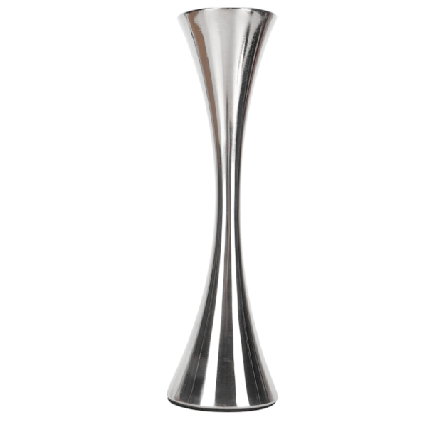 Vase i rustfrit stål Innovativ Elegant Moderne Stil Rund Mund Metal Blomster Vase til Stuebord