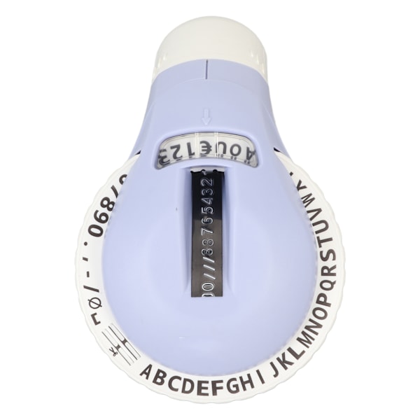 Pregeetikettskriver 47 Utskrivbare Tegn 600dpi Enkel Kontroll Etikettlaging Preger for Håndverk DIY Scrapbooking Lilla