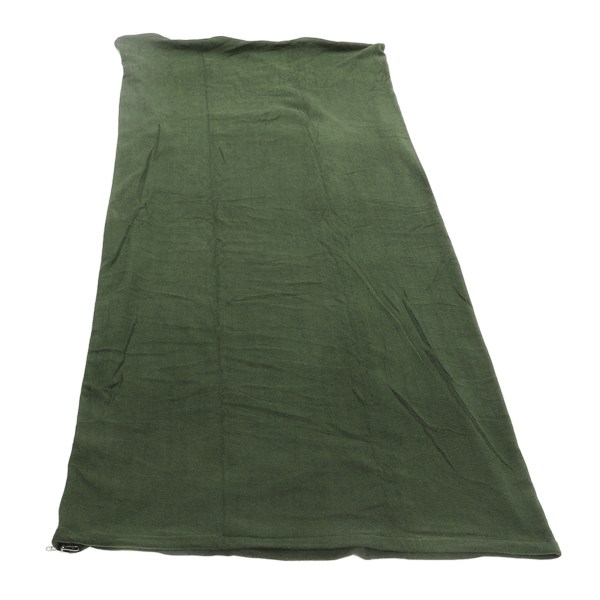Fleece Sovepose, Bærbar Rejsevarm Sovepose til Voksne, Udendørs Camping, Vandreture, Klatring, OD Grøn
