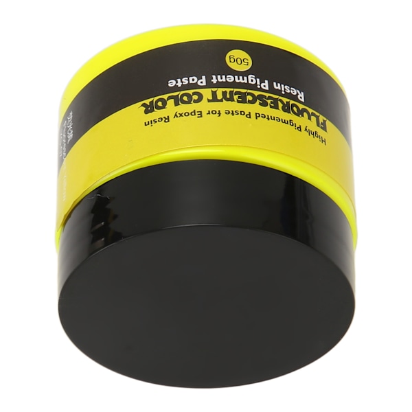 Epoksihartsipigmentti 50g Fluoresoiva Väri Korkea Kylläisyys Helppo Käyttö Nestemäinen Hartsin Väriaine Taidekäsitöihin DIY-Valmistukseen Fluoresoiva Keltainen