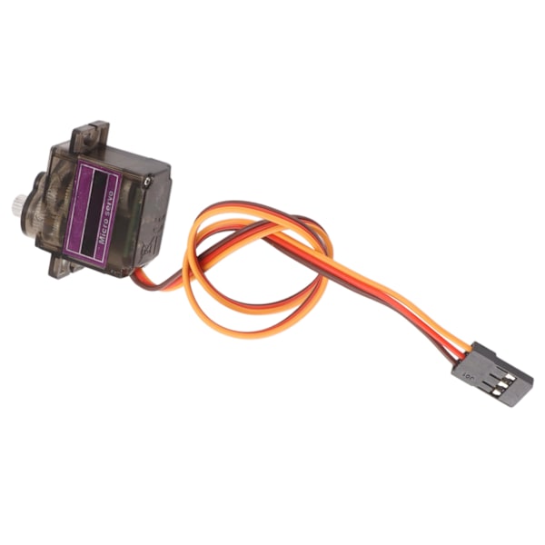 Mikroservo med dubbla kullager aluminiumväxlad styrservomotorsats Mini RC servo för RC flygplan Båtbilmodell