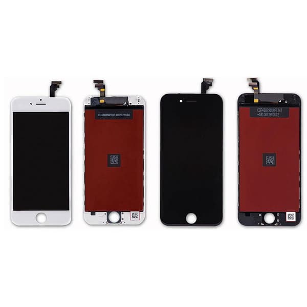 Kompatibel med iPhone 6 komplet LCD-skærm med smådele Vit