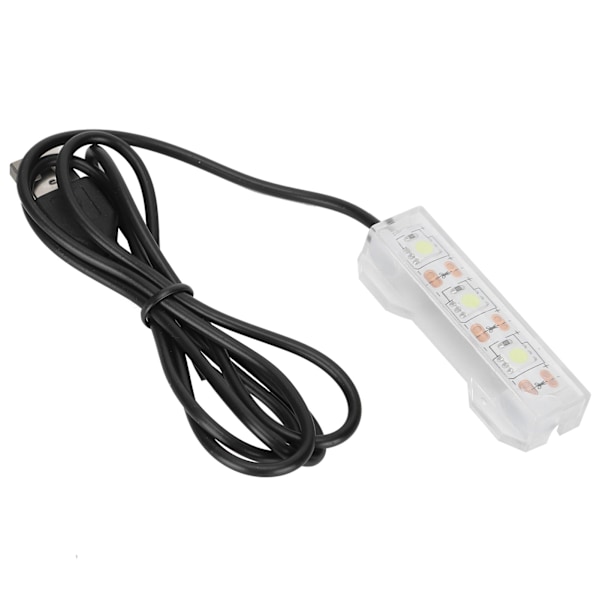 Litet Aquarium Vattenväxt Light Desktop Fish Tank Mini Dekoration Mjuk LED-lampa