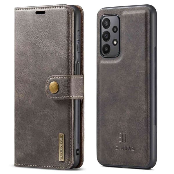 DG.Ming 2-i-1 Kompatibel med Samsung Galaxy A23 etui - Sølv/Grå Silvergrå silver