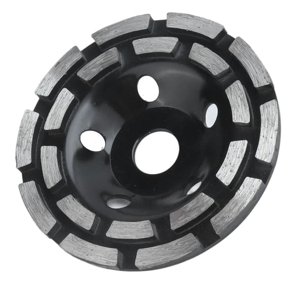 Diamond Grinding Wheel Grinding Disc Low Vibration Set Black for Stone Concrete Diameter 125mm