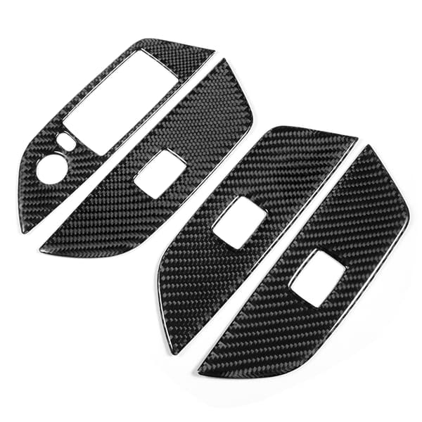 Karbonfiber Vindusheisbryterpanel Deksel uten Folding Passform for X1 E84 11-15 LHD