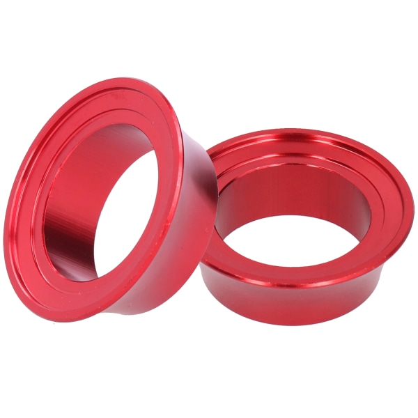 2st CNC-alumiiniseos 15mm Pyörä Taper Washer Pyörä Etuhaarukka Kartiomainen Ohjainputki Punainen
