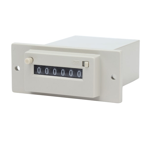 Elektromagneettinen laskuri 0–999 999 6-numeroinen teollisuuspulssi laskuri koneelle AC220V