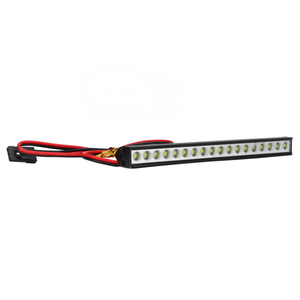 RC Bil Taklampe 18 LED Hvit Lys Universal Aluminium Legering Skall RC Bil Lysstang for 1/8 1/10 1/12 1/14 RC Crawler