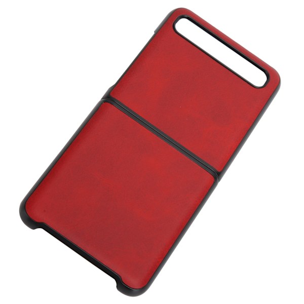 Vikbar Skärm Telefon Dammtätt Skydd Telefonfodral för Samsung Galaxy Z Flip (rouge)