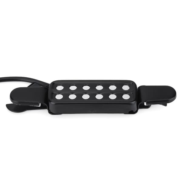 12 Ljudhål Magnetisk Pickup Transducer för Akustisk Gitarr Tillbehör