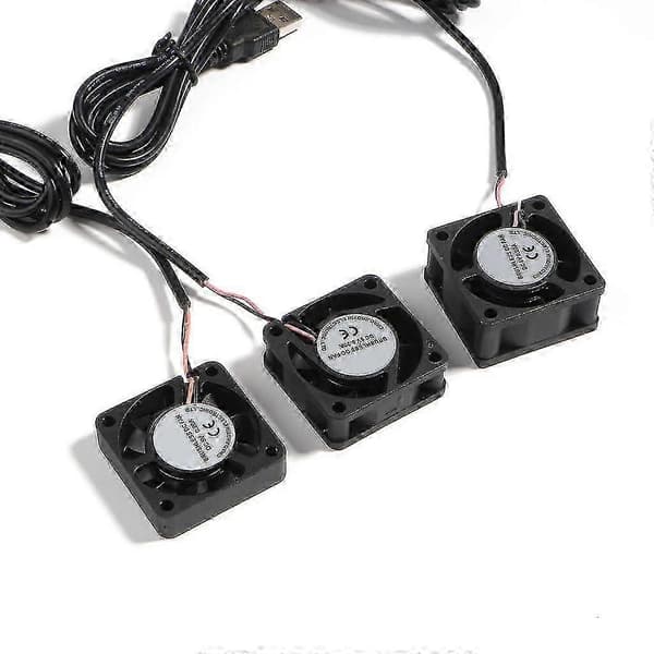 USB-køleblæser 40 mm DC5V CPU-køler Radiator Kompatibel med PC Kompatibel med chassis-server køleplade 1.5cm