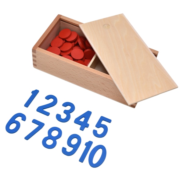 Montessori matematik læremidler Professionelle Montessori børne tal og tællebrikker Tidlig uddannelsessæt Professionel udgave tal og markører