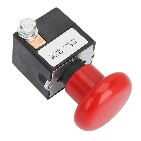 Emergency Button Switch DC80V Reliable Emergency Stop Switch Replacement for Albright Electric Stacker Forklift Pallet Car 125A