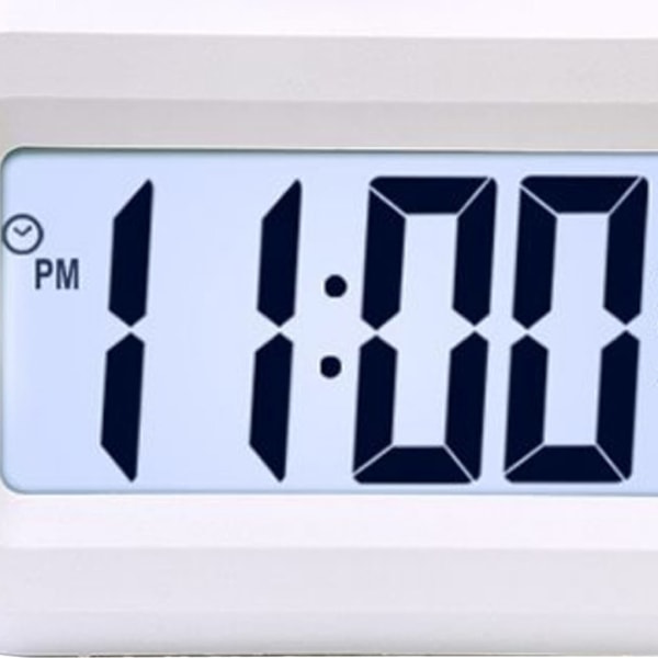Elektronisk klocka Söt tecknad LED-skärm Desktop Elektroniskt larm Data Tidskalender Temperaturklocka Spaceman