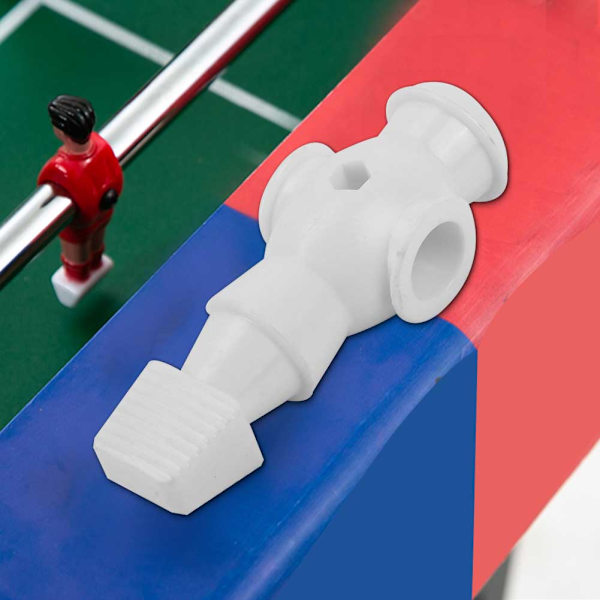 2 stk Bordfodbold Mandsfigurer Fodbold Fodboldmaskine Udskiftningsdukker Indendørs Spil (Hvid)