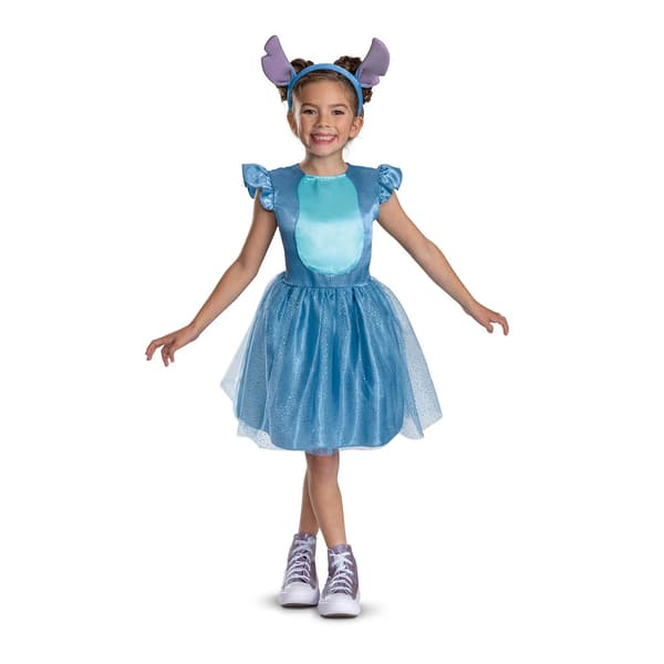 Stitch Klänning med diadem Utklädning S (5-6 år) multifärg multicolor