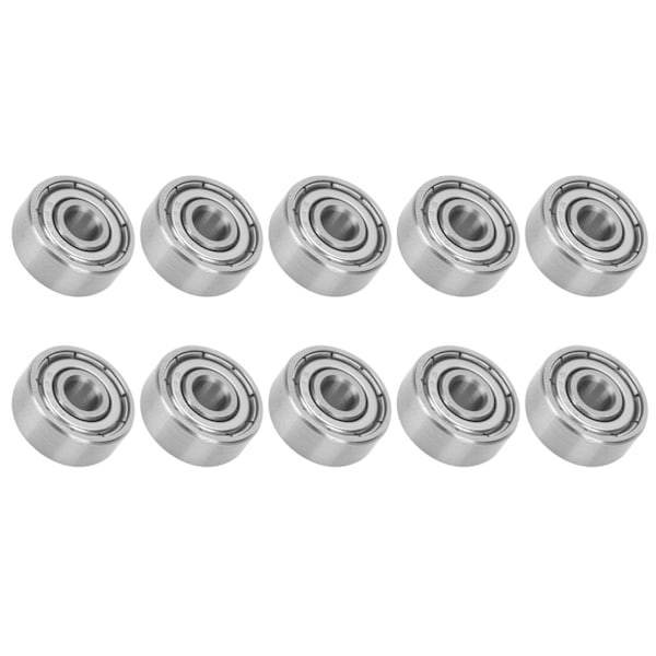 10 ST S624ZZ 4x13x5mm kuglelejer i rustfrit stål til Longboards rulleskøjter dele