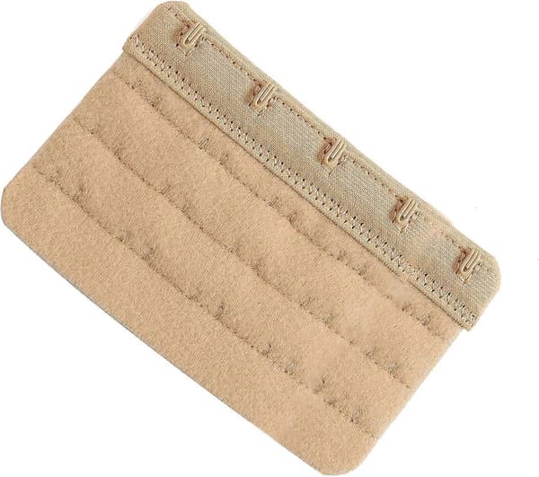 Dame BH-forlenger med 5 kroker, plus size, 3-pakning style2837