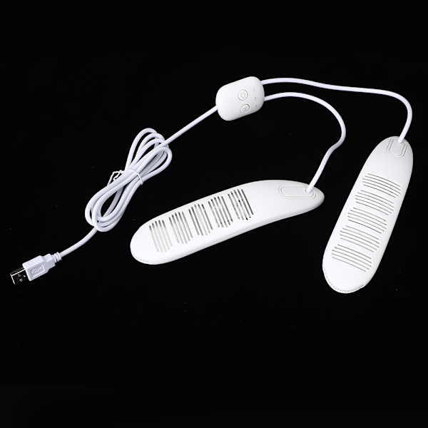 Bärbar USB skotork Intelligent Timing Deodorisering Sko Boot Torkmaskin USB 5VWhite