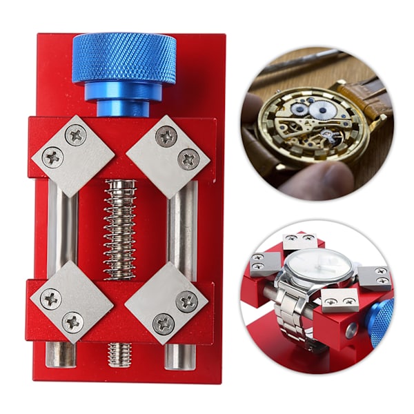 Red/Silver Watch Bezel Removal Tool Workbench Back Case Opener Tool (Red)